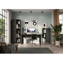 Ensemble de bureau moderne graphite Vigor