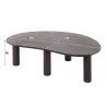 Table basse en teck massif marron Mylane