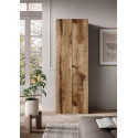 Armoire de bureau moderne H 184 cm noir mat/pero Loucia