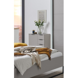 Commode moderne 81 cm gris sahara Matilda