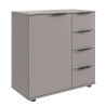 Commode moderne 81 cm gris sahara Matilda