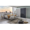 Commode moderne 81 cm gris sahara Matilda