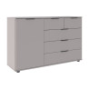 Commode moderne 130 cm gris sahara Matilda