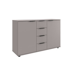 Commode moderne 130 cm gris sahara Matilda 1