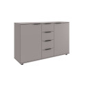Commode moderne 130 cm gris sahara Matilda 1