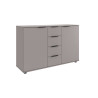 Commode moderne 130 cm gris sahara Matilda 1