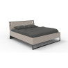 Chambre adulte moderne gris sahara/graphite Matilda