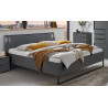 Lit adulte moderne graphite Matilda