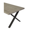 Table de salle à manger contemporaine chêne clair Tirol