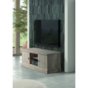 Meuble TV contemporain 160 cm ch&ecirc;ne clair Tirol