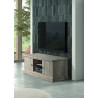 Meuble TV contemporain 160 cm chêne clair Tirol