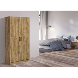 Armoire contemporaine 80 cm ch&ecirc;ne denver Willy