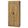 Armoire contemporaine 80 cm chêne denver Willy