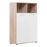 Buffet haut contemporain chêne/blanc Toledo