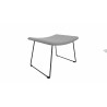 Repose-pieds en tissu pieds noirs Mokky