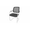 Chaise de réunion empilable pieds luge Shade