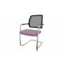 Chaise de réunion empilable pieds luge Shade