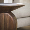 Table basse style nature H 50 cm en acacia massif marron Haron