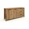Buffet/bahut contemporain 170 cm chêne etna Bonno