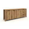 Buffet/bahut contemporain 220 cm chêne etna Bonno