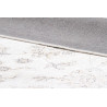 Tapis vintage en viscose effet soie rayé poils ras Jivan