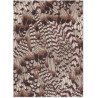 Tapis tufté main moderne rectangle laine Feathers