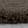 Tapis shaggy moelleux uni rectangle Cloudy