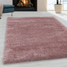 Tapis shaggy moelleux uni rectangle Cloudy