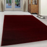 Tapis uni à courtes mèches pour salon Rush