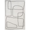Tapis moderne abstrait intérieur rectangle Figure