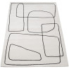 Tapis moderne abstrait intérieur rectangle Figure
