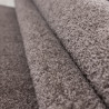 Tapis uni à courtes mèches pour salon Rush