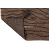 Tapis marron enfant lavable en machine en coton Pine Tree