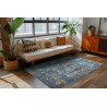 Tapis vintage rayé multicolore Nagari