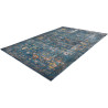 Tapis vintage rayé multicolore Nagari