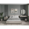 Coiffeuse moderne gris cachemire Lucenza