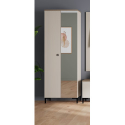 Armoire d'entrée moderne gris cachemire Lucenza