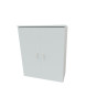 Armoire de bureau portes battantes H 120 cm Opaline