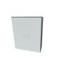 Armoire de bureau portes battantes H 120 cm Opaline