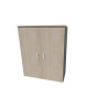 Armoire de bureau portes battantes H 120 cm Opaline