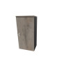Armoire de bureau portes battantes H 120 cm Opaline