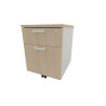 Caisson de bureau mobile 2 tiroirs Opaline