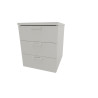 Caisson de bureau mobile 3 tiroirs Opaline
