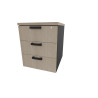 Caisson de bureau mobile 3 tiroirs Opaline