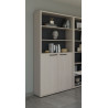 Armoire combinée de bureau contemporaine chêne clair Lexos