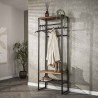 Vestiaire industriel métal et bois Luno
