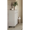 Meuble haut de salle de bain moderne gris cachemire Ariana
