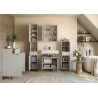 Meuble haut de salle de bain moderne gris cachemire Ariana