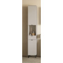 Colonne de salle de bain moderne H 190 cm gris cachemire Ariana