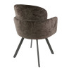 Fauteuil pivotant moderne en tissu Ambrose (lot de 2)
